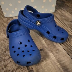 Kids Classic Crocs Size C11 Blue